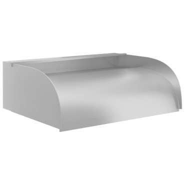 vidaXL Καταρράκτης 45 x 34 x 14 εκ. από Ανοξείδωτο Ατσάλι 304 με LED
