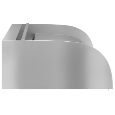 vidaXL Καταρράκτης 60 x 34 x 14 εκ. από Ανοξείδωτο Ατσάλι 304 με LED