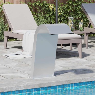 vidaXL Σιντριβάνι Πισίνας 50 x 30 x 60 εκ. από Ανοξείδωτο Ατσάλι 304