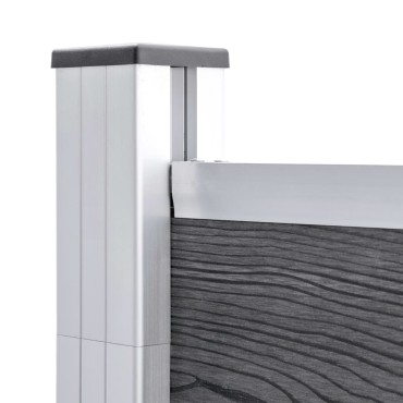 vidaXL Πάνελ Περίφραξης Γκρι 180x146cm από WPC