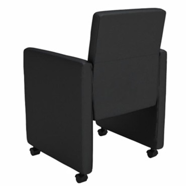 vidaXL Καρέκλες Τραπεζαρίας 6 τεμ. Μαύρες από Συνθετικό Δέρμα 58,5x65x88cm