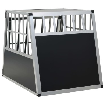 vidaXL Κλουβί Σκύλου με Μονή Πόρτα 65 x 91 x 69,5 εκ.