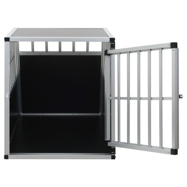 vidaXL Κλουβί Σκύλου με Μονή Πόρτα 65 x 91 x 69,5 εκ.