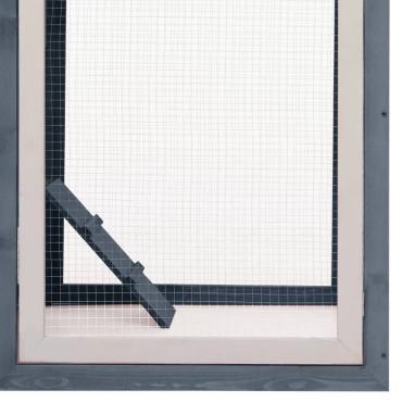 vidaXL Κοτέτσι Γκρι 170 x 81 x 110 εκ. από Μασίφ Ξύλο Πεύκου & Ελάτης
