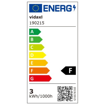 vidaXL Φωτογραφικό Στούντιο Πτυσσόμενο LED Λευκό 40x34x37 εκ. Πλαστικό
