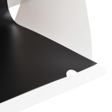 vidaXL Φωτογραφικό Στούντιο Πτυσσόμενο LED Λευκό 40x34x37 εκ. Πλαστικό