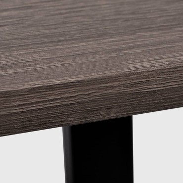 vidaXL Γραφείο με 2 Ράφια Χρώμα Γκρι/Δρυς 120x50x73cm 1 τεμ.