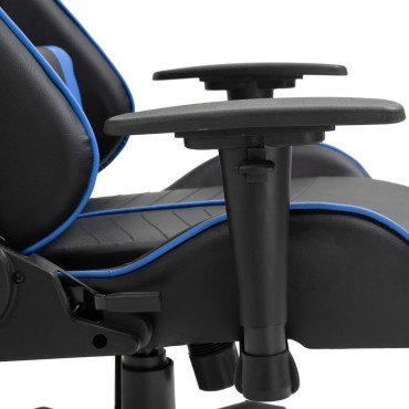 vidaXL Καρέκλα Gaming Μπλε από Συνθετικό Δέρμα 68,5x68x(118-125)cm 1 τεμ.
