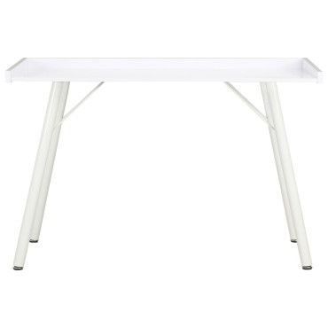 vidaXL Γραφείο Λευκό 90x50x79cm 1 τεμ.