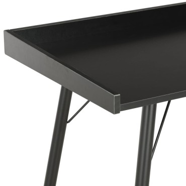 vidaXL Γραφείο Μαύρο 90x50x79cm 1 τεμ.