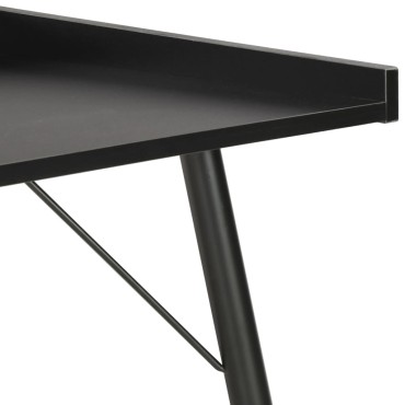 vidaXL Γραφείο Μαύρο 90x50x79cm 1 τεμ.