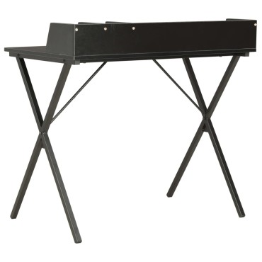 vidaXL Γραφείο Μαύρο 80x50x84cm 1 τεμ.