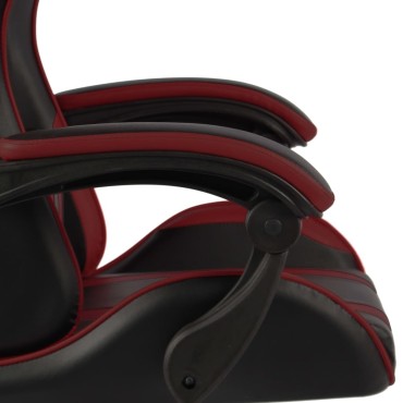 vidaXL Καρέκλα Racing Μαύρο / Λευκό από Συνθετικό Δέρμα 35x41cm 1 τεμ.