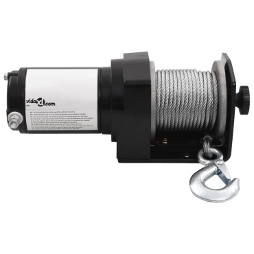 Ηλεκτρικό Βαρούλκο 12V 1360κ. με Κύλινδρο Ευθυγράμμισης Συρματόσχοινου