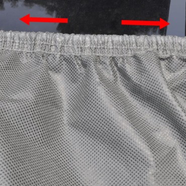 vidaXL Κουκούλα Αυτοκινήτου XL από Ύφασμα Non Woven