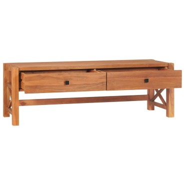vidaXL Έπιπλο Τηλεόρασης 140x40x45cm από Ξύλο Teak