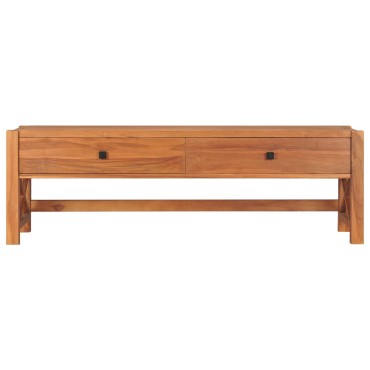 vidaXL Έπιπλο Τηλεόρασης 140x40x45cm από Ξύλο Teak