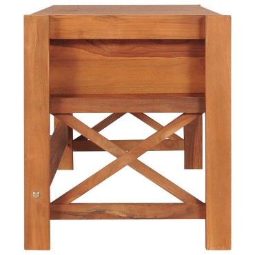 vidaXL Έπιπλο Τηλεόρασης 140x40x45cm από Ξύλο Teak
