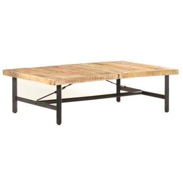 vidaXL Τραπεζάκι Σαλονιού 142x90x42cm από Μασίφ Ξύλο Μάνγκο 1 τεμ.