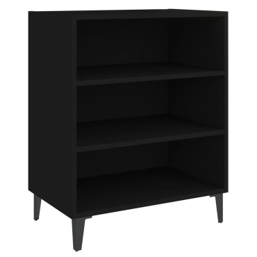 vidaXL Ραφιέρα Μαύρη 57x35x70cm από Μοριοσανίδα 1 τεμ.
