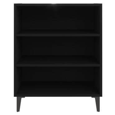 vidaXL Ραφιέρα Μαύρη 57x35x70cm από Μοριοσανίδα 1 τεμ.