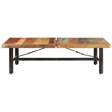 vidaXL Τραπεζάκι Σαλονιού 142x90x42cm από Μασίφ Ανακυκλωμένο Ξύλο 1 τεμ.