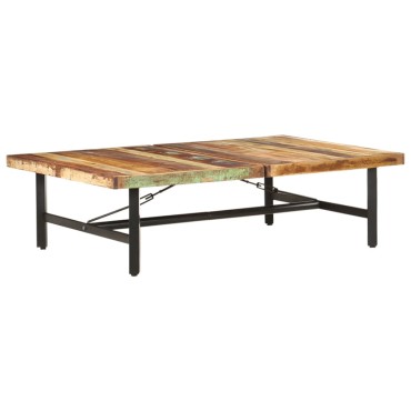 vidaXL Τραπεζάκι Σαλονιού 142x90x42cm από Μασίφ Ανακυκλωμένο Ξύλο 1 τεμ.