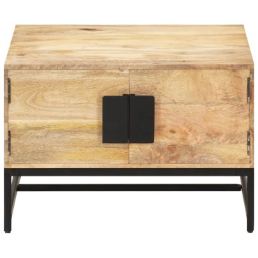 vidaXL Τραπεζάκι Σαλονιού 67x67x45cm από Μασίφ Ξύλο Μάνγκο 1 τεμ.