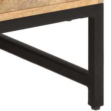 vidaXL Τραπεζάκι Σαλονιού 67x67x45cm από Μασίφ Ξύλο Μάνγκο 1 τεμ.