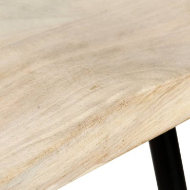 vidaXL Σκαμπό Μπαρ 2 τεμ. από Μασίφ Ξύλο Μάνγκο 38x36x74cm
