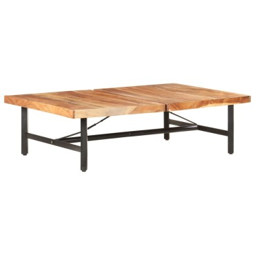 vidaXL Τραπεζάκι Σαλονιού 142x90x42cm από Μασίφ Ξύλο Ακακίας 1 τεμ.