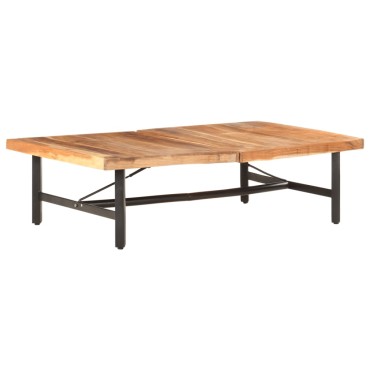 vidaXL Τραπεζάκι Σαλονιού 142x90x42cm από Μασίφ Ξύλο Ακακίας 1 τεμ.