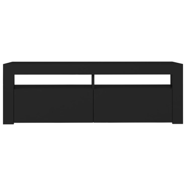 vidaXL Έπιπλο Τηλεόρασης με LED Μαύρο 120x35x40 εκ.