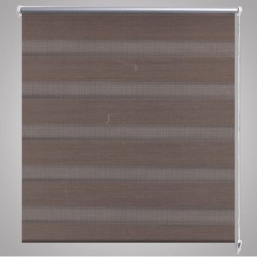 Σύστημα Σκίασης Ρόλερ Zebra Καφέ 100 x 175 εκ.