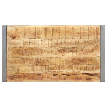 vidaXLΤραπεζάκι Σαλονιού 110x60x40cm από Ακατέργαστο Ξύλο Μάνγκο 1 τεμ.