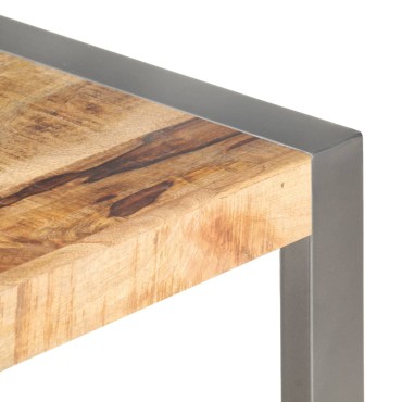 vidaXLΤραπεζάκι Σαλονιού 110x60x40cm από Ακατέργαστο Ξύλο Μάνγκο 1 τεμ.