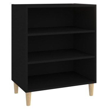 vidaXL Ραφιέρα Μαύρη 57x35x70cm από Μοριοσανίδα 1 τεμ.