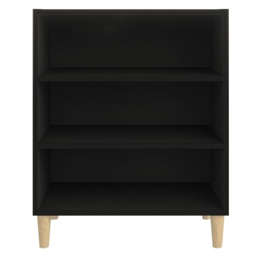 vidaXL Ραφιέρα Μαύρη 57x35x70cm από Μοριοσανίδα 1 τεμ.