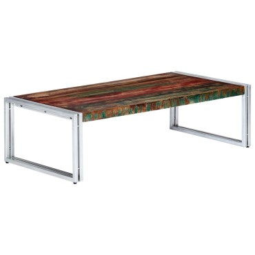 vidaXL Τραπεζάκι Σαλονιού 120x60x35cm Μασίφ Ανακυκλωμένο Ξύλο 1 τεμ.