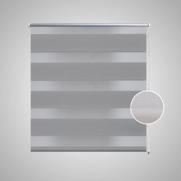 Σύστημα Σκίασης Ρόλερ Zebra Γκρι 120 x 230 εκ.