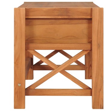 vidaXL Έπιπλο Τηλεόρασης 100x40x45cm από Ανακυκλωμένο Ξύλο Teak