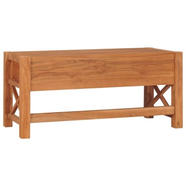 vidaXL Έπιπλο Τηλεόρασης 100x40x45cm από Ανακυκλωμένο Ξύλο Teak