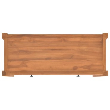 vidaXL Έπιπλο Τηλεόρασης 100x40x45cm από Ανακυκλωμένο Ξύλο Teak