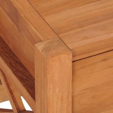 vidaXL Έπιπλο Τηλεόρασης 100x40x45cm από Ανακυκλωμένο Ξύλο Teak