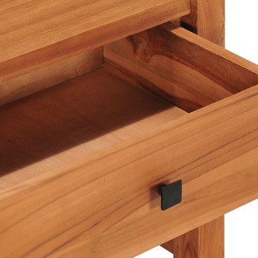 vidaXL Έπιπλο Τηλεόρασης 100x40x45cm από Ανακυκλωμένο Ξύλο Teak