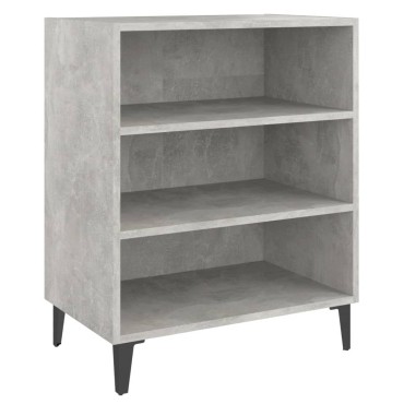 vidaXL Ντουλάπι Γκρι Σκυροδέματος 57x35x70cm Επεξεργασμένο Ξύλο 1 τεμ.