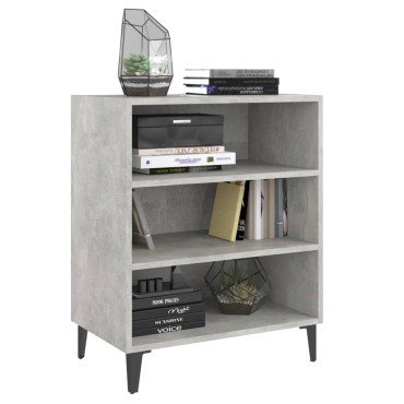 vidaXL Ντουλάπι Γκρι Σκυροδέματος 57x35x70cm Επεξεργασμένο Ξύλο 1 τεμ.