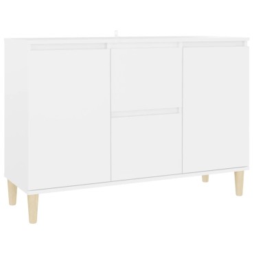 vidaXL Μπουφές Λευκός 101x35x70cm από Επεξεργασμένο Ξύλο 1 τεμ.