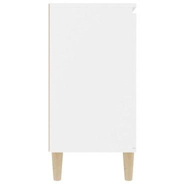 vidaXL Μπουφές Λευκός 101x35x70cm από Επεξεργασμένο Ξύλο 1 τεμ.