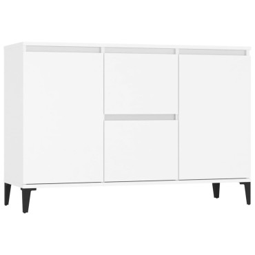 vidaXL Μπουφές Λευκός 104x35x70cm από Επεξεργασμένο Ξύλο 1 τεμ.